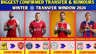 🚨Benzema ⏩ Arsenal ✅ Mbappé⏩ Liverpool✅ Henderson to Ajax✅  ALL BIGGEST CONFIRMED TRANSFERS 2024 [upl. by Aihtekal]