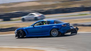 LS Mazda RX8  DriftDay at Apple Valley Speedway rx8 lsswap drifting applevalley [upl. by Bonney]