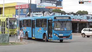 Movimentação de ônibus 01  Terminal Cohab São Luís  MA [upl. by Boswell284]