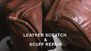 Leather Scratch amp Scuff Repair  How to Colour Match Leather [upl. by Ahel625]