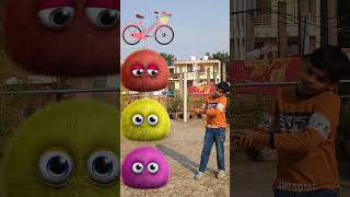 Funny fuzz face to cycle Toto scooter Alto video ytshorts funny shortvideos comedy yt trending [upl. by Anivol603]