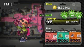 Splatoon 2  Turf War  Reaching Level 97 [upl. by Artenek262]