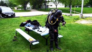 SCUBA Diving at Haigh Quarry 5212017 [upl. by Tiler304]