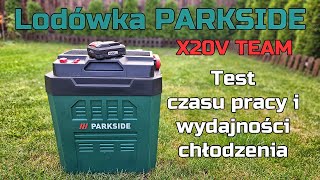 Lodówka Parkside PKB 20Li A1  TEST  Lodówka x20V TEAM  12V  230V [upl. by Aivatnuhs]