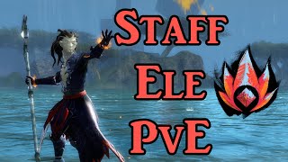 Guild Wars 2 PvE STAFF Catalyst Open World Build [upl. by Muller]