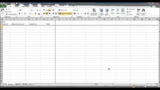 Create a Bookkeeping Spreadsheet using Microsoft Excel  Part 1 [upl. by Nwavahs]