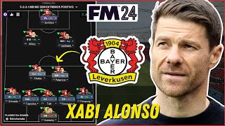 TÁTICA ESPETACULAR do BAYER LEVERKUSEN de XABI ALONSO  Football Manager 2024 [upl. by Lamrouex705]