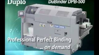 Duplo DPB500 Perfect Binder [upl. by Zoarah]