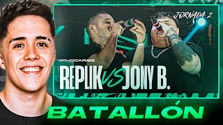 GAZIR reacciona a JONY BELTRÁN vs REPLIK en FMS CARIBE 🏴‍☠️ [upl. by Flip937]