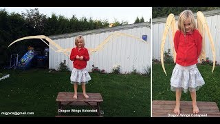 Articulating Wings for How to Train Your Dragon Toothless Wings [upl. by Baiel]