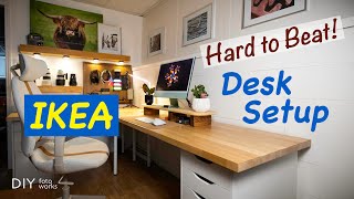 IKEA Countertops Desk Setup I 4K [upl. by Blanka]