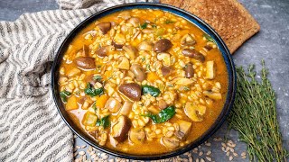 Mushroom Barley Soup [upl. by Osmund]