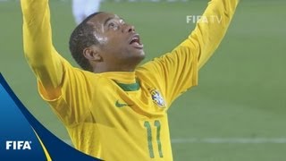 Brazil v Chile  2010 FIFA World Cup  Match Highlights [upl. by Mahsih]