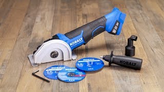 Kobalt 24Volt Max 4in Cordless Circular Saw with Aluminum Shoe [upl. by Wesle160]