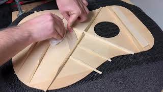 Building an Acoustic Guitar Kit  Part 3  Top Bracing [upl. by Schram]