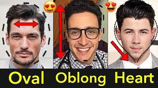 The Best Mens Hairstyles Guide for Long NonChiseled Round Faces  Oval Oblong Heart Face Shape [upl. by Ehcnalb753]