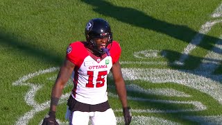 REDBLACKS get life after early second half interception I CFL [upl. by Margot]