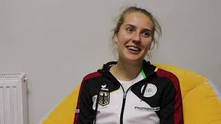 Fed Cup Interview mit Antonia Lottner [upl. by Braun]