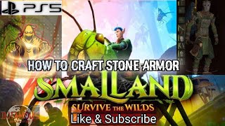 Smalland Survive the Wilds  How to Craft stone Armor gaming new foryou fyp 2024 Smalland [upl. by Icram]