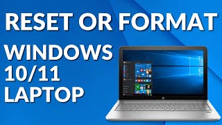 How To Reset Windows 1011  How To Format Laptop 2023 [upl. by Chema537]