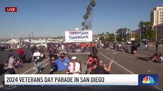 📺 WATCH LIVE San Diego Veterans Day Parade 2024 [upl. by Alien]