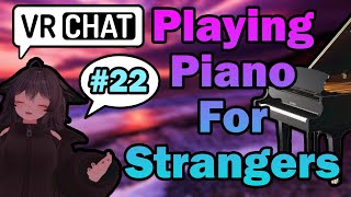 FUNNY REACTIONS  Playing Piano for Strangers in VRChat 22  Playing Chopin etudes in public lobbys [upl. by Mairam]