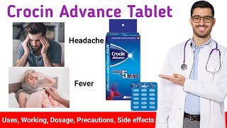 Crocin Advance Tablet Uses in Hindi  Crocin Advance 500 mg  Crocin Advance 650 [upl. by Carri22]