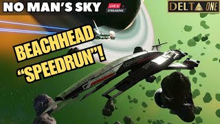 BEACHHEAD SPEEDRUN in No Mans Sky Getting the Normandy  Live [upl. by Burkle]