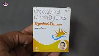 Uprise D3 Drops  Cholecalciferol Vitamin D3 Drops  Uprise d3 Drops Uses Benefits Dosage Review [upl. by Ayokal906]