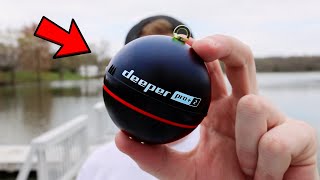 Will this BALL make you a BETTER FISHERMAN Deeper Fish Finder Review [upl. by Voss542]