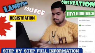 STEP BY STEP FULL REGISTRATION PROCESS FOR LAMBTON COLLEGE  SARNIA MISSISSAUGA TORONTO 🇨🇦🍁 [upl. by Leal]