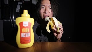 Mukbang BANANAS dipped in 11 SAUCES [upl. by Carper]