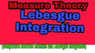 Lebesgue integral Measure theory lec23 [upl. by Airdnaz]