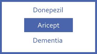 Donepezil Pronunciation  Generic Name Brand Name Indication Top 200 Drugs PTCB PTCE NCLEX Test [upl. by Kittie]