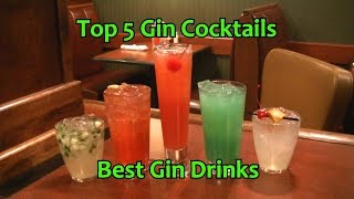 Top 5 Gin Cocktails Best Gin Drinks [upl. by Erdnua191]