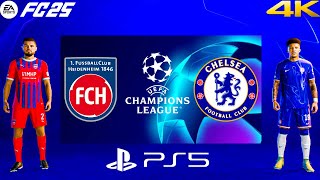 FC 25  Heidenheim vs Chelsea Ft Palmer Sancho  UEFA Conference League 2425  PS4™ 4K60 [upl. by Joellyn]