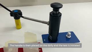 How does a digital pulloff adhesion tester work SADPO500A [upl. by Ernie]