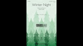 Winter Night 3Part Mixed Choir  by Audrey Snyder [upl. by Toole62]