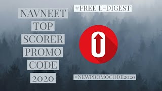 Navneet Top Scorer All Working Promo Codes 2020 Edition NewPromoCode2020 Valid Till 3062020 [upl. by Ynnaf]