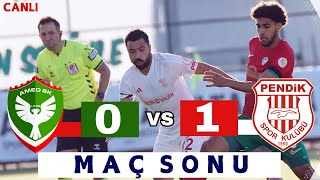 AMEDSPOR 01 PENDİKSPOR  MAÇ SONU  CANLI [upl. by Cirnek]