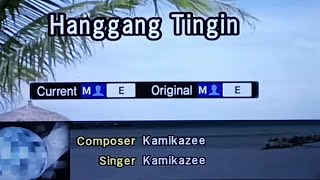 HANGGANG TINGIN Kamikazee 🎵Karaoke Version🎵 [upl. by Panthia]