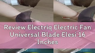 Review Electriq Electric Fan Universal Blade Elesi 16 Inches Electricfan [upl. by Prissy]