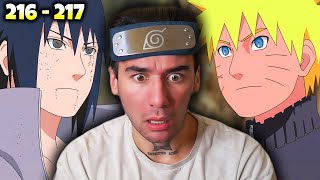 NARUTO CONFRONTS SASUKE Naruto Shippuden Reaction Ep 216  217 [upl. by Kwok471]