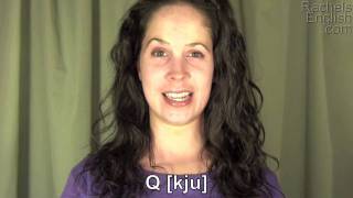 How to Pronounce the Alphabet American English Pronunciation [upl. by Ahsilat]