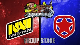 NAVI vs GAMBIT Bo3  ESL One Birmingham 2020  Online EUCIS [upl. by Letnoj679]