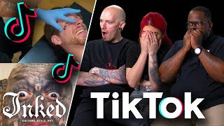 Losing Our Minds To TikTok’s Craziest Tattoo Videos  Tattoo Artists React [upl. by Proffitt]