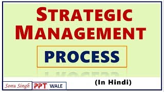 STRATEGIC MANAGEMENT PROCESS IN HINDI  Formulation Implementation amp Evaluation  BBAMBA  ppt [upl. by Sillek370]