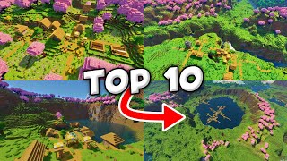 Top 10 VILLAGE SEEDS For Minecraft 120 [upl. by Ariaic]