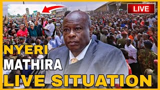 nyeri live situation mathira gachagua home  reaction on gachagua impeachment  mathira  nyeri live [upl. by Ahmad]