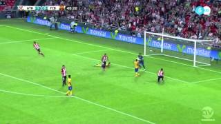 Barcelona 0  Athletic Bilbao 4  2015 Spanish Super Cup Highlights [upl. by Clarey]